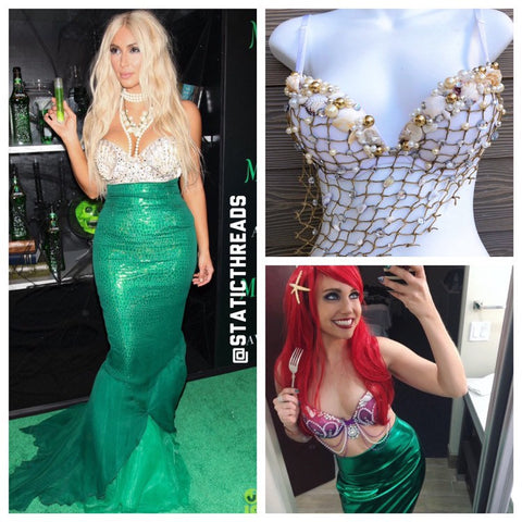 Mermaid Bra Inspired by Kim Costume | Custom Mermaid Bra