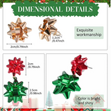 Christmas Bow Dangle Earrings - Christmas Bow earrings