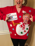 Ugly Christmas Sweater / Sweatshirt Donald Trump Sweater / Ugly Christmas Sweater Party / Make Christmas Great Again Sweater