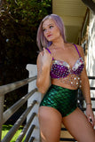 Mermaid Costume Bra,  Purple Mermaid Bra
