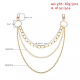 Silver Chain for Pants | Chain Jewelry for Pants | Silver or Gold