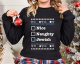 Jewish Hanukkah Sweater, Ugly Christmas Sweater Unisex