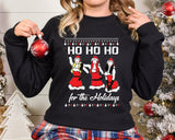 Funny Christmas Sweater Womens, Naughty Christmas Sweater, Mean Girls Christmas Sweatshirt, Ho Ho Ho for the Holidays Sweater