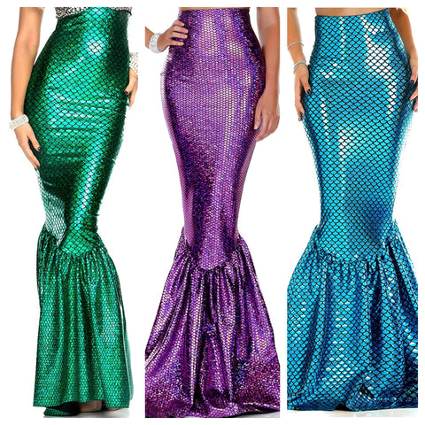 Mermaid Costume Tail Skirt - Adult Womens Mermaid Tail