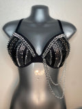 BDSM Spikes and Chains Bra