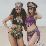 Festival Body Jewelry - Shiny Tassel Gem Body Jewelry