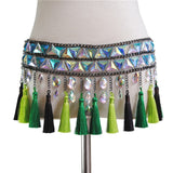 Festival Body Jewelry - Shiny Tassel Gem Body Jewelry