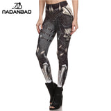 Skull Women Leggings Printed