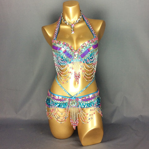 Carnival Outfit - Rainbow Pastel Rave Outfit